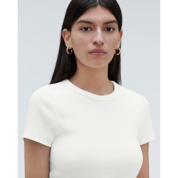 Everlane White Short Sleeve Tee - Picture 12 of 12